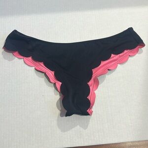 Victoria’s Secret Pink Bikini Bottoms Scalloped Bottoms Cheeky Bikini